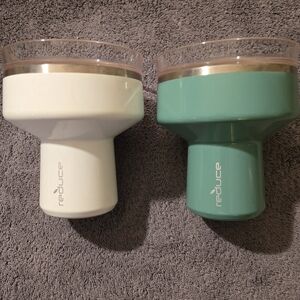 Reduce White and Green Insulated Drink Holders